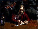 Man at the Bar II by Fabian Perez